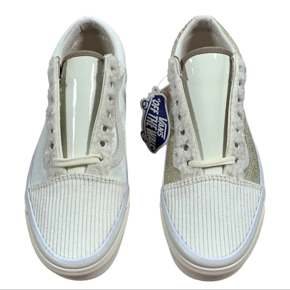 New Kids Of Immigrants Vans Old Skool 36 DX White Bandana Shoes W 9 / M 7.5 - Picture 2 of 5
